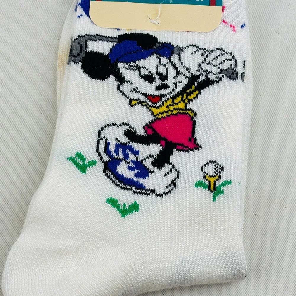 Vintage Disney Pro Collection Minnie Mouse Golf Socks Womens 9-11‎ Golf Ball Tee